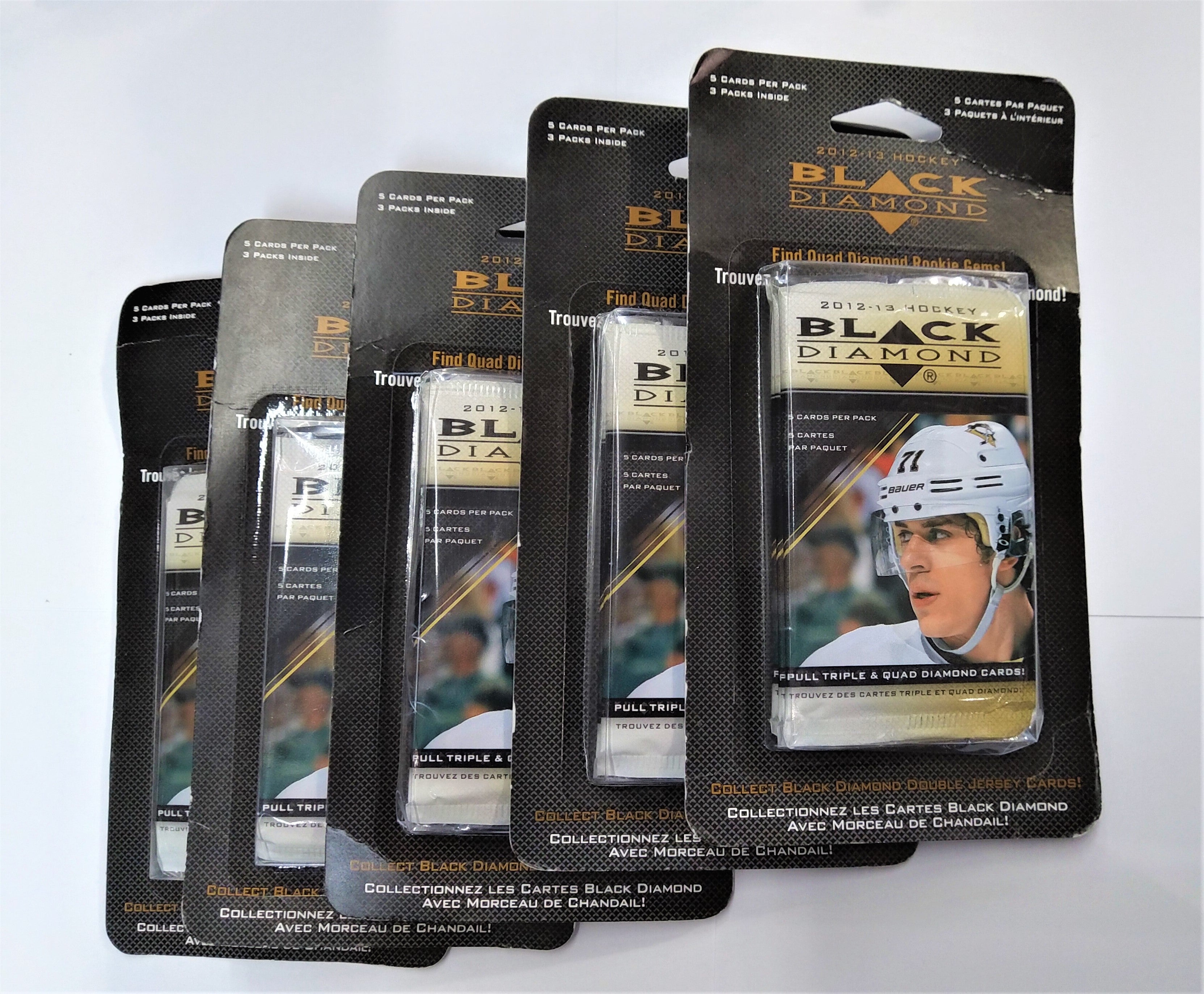 2012-13 Upper Deck Black Diamond Hockey Blister Pack (5 Blister Packs a lot) - BigBoi Cards