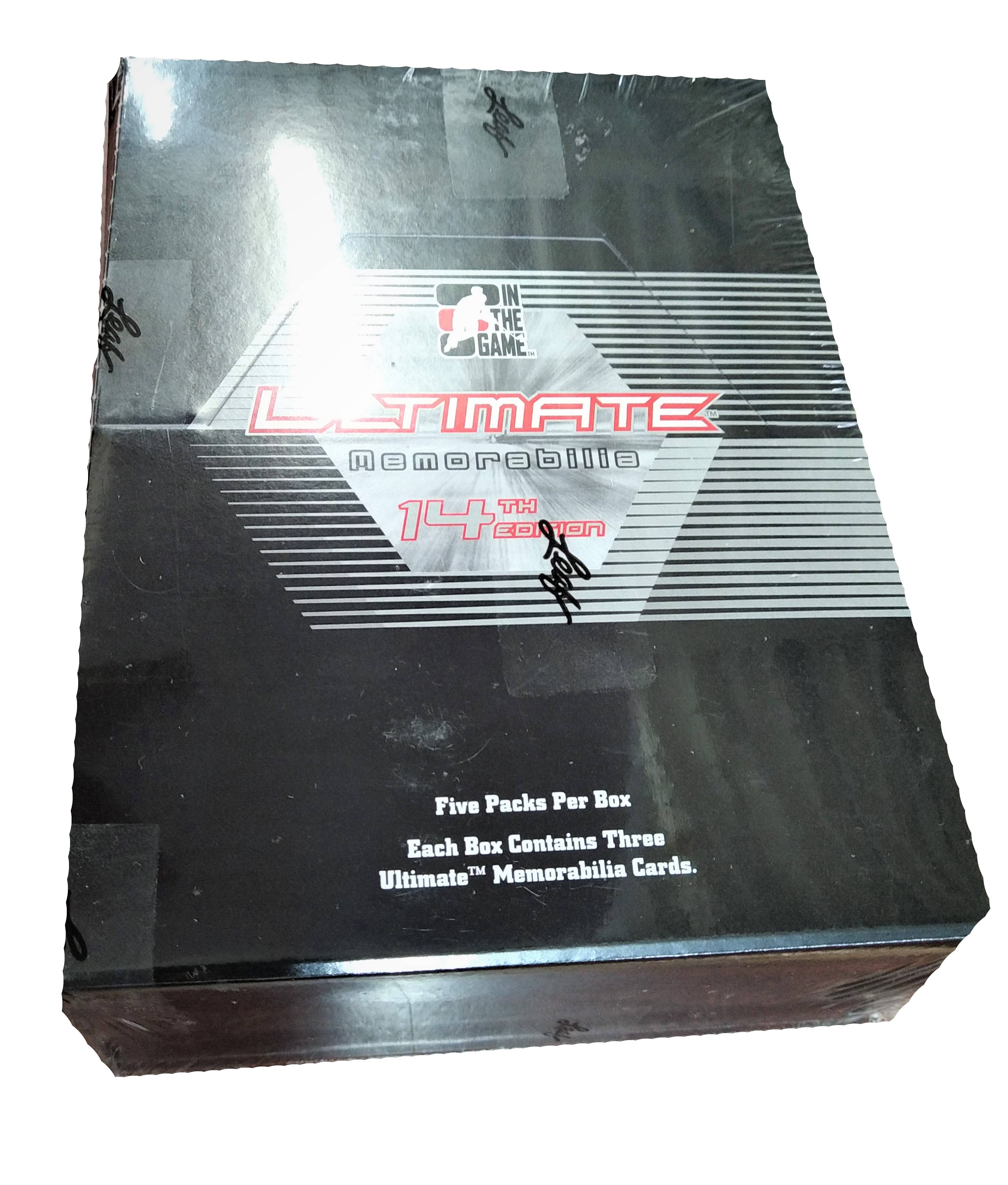 2014-15 Leaf Ultimate Memorabilia 14th Edition Hobby (5 Pack Sealed Box) - BigBoi Cards