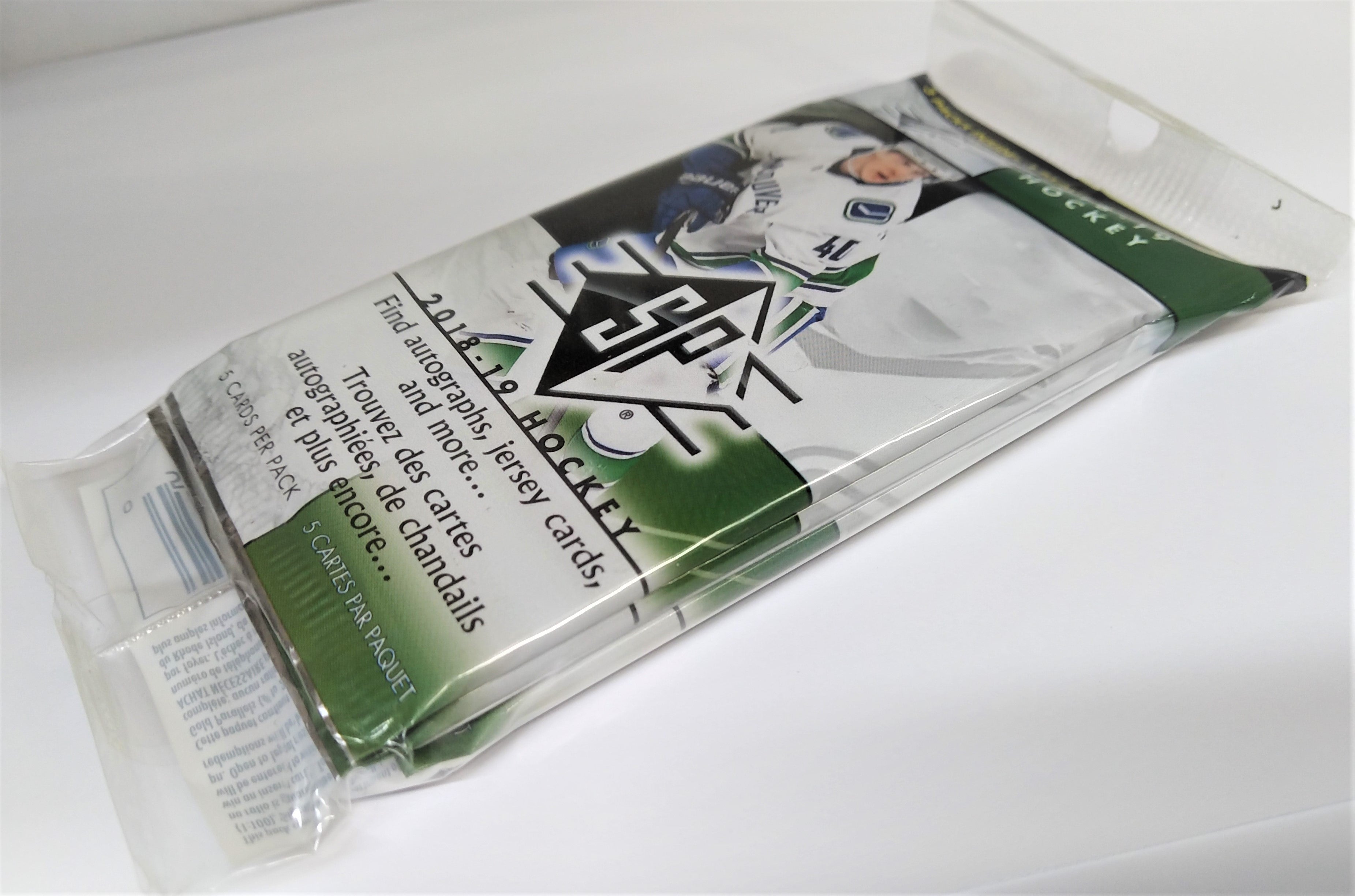 2018-19 Upper Deck SP Hockey Hanger Pack (5 Hanger Packs a Lot) - BigBoi Cards