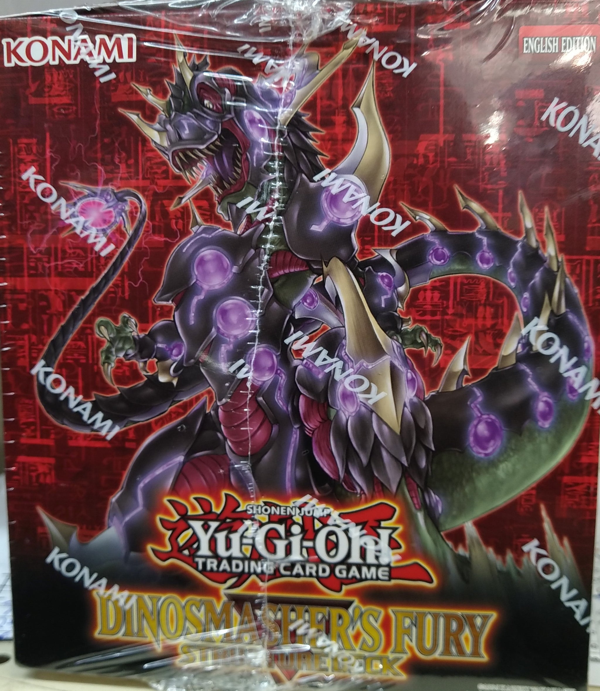 Yugioh Dinosmasher's Fury Structure Deck Box