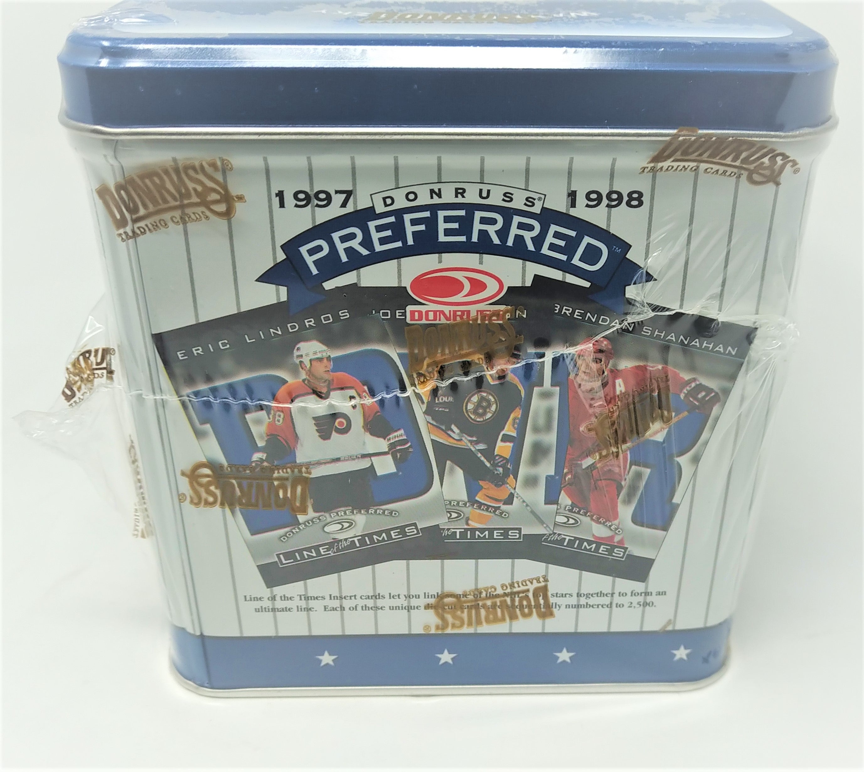 1997-98 Donruss Preferred Precious Metals Hockey Tin Box (Last Tin !) - BigBoi Cards