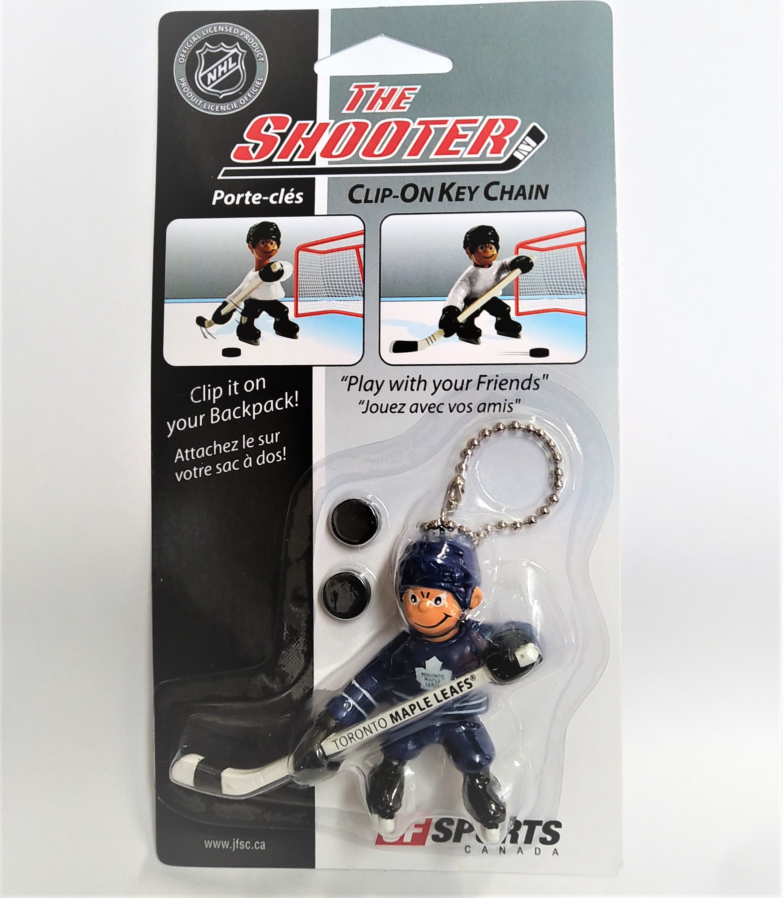 Toronto Maple Leafs NHL Vintage The Shooter Keychain - BigBoi Cards