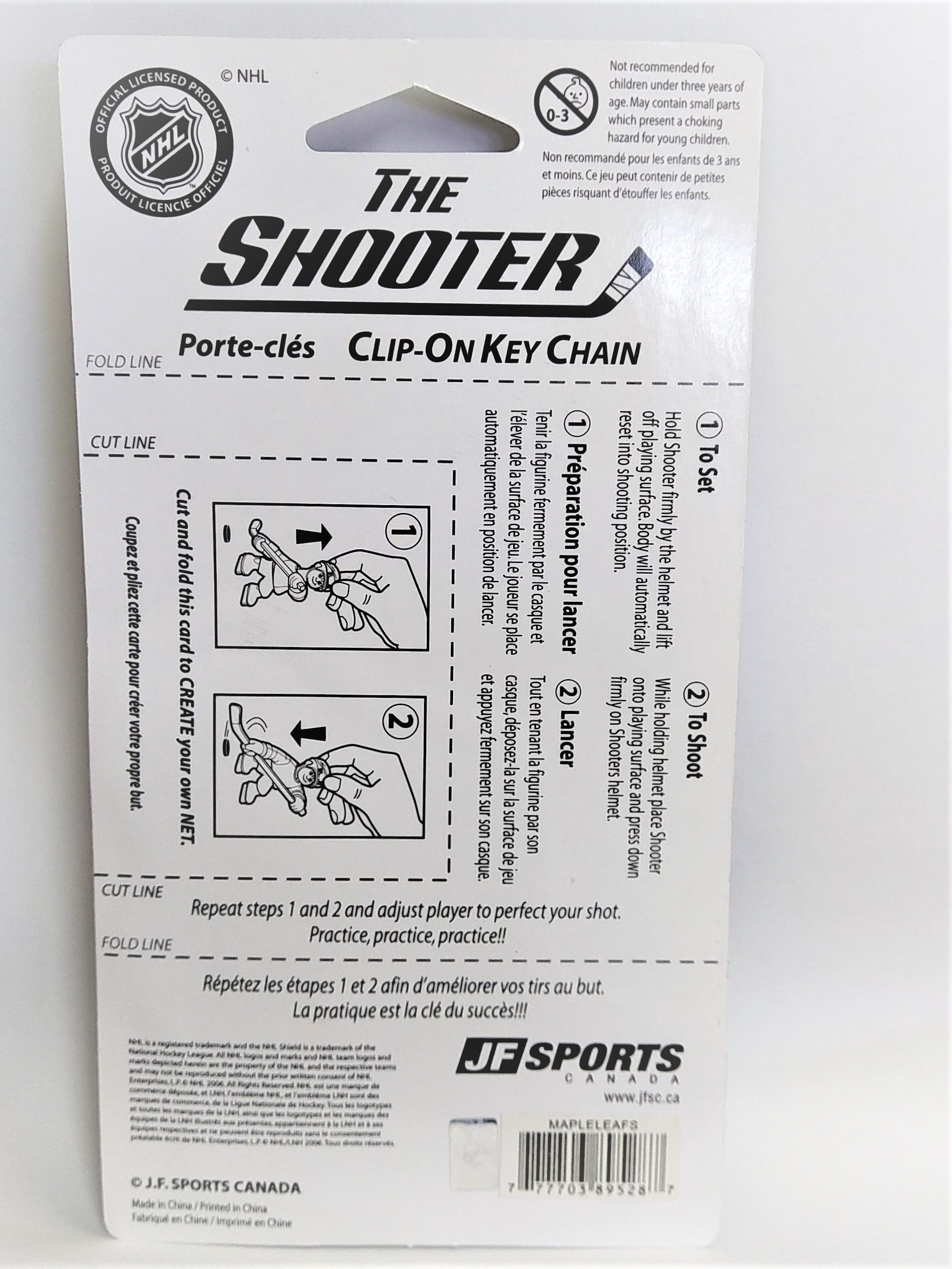 Toronto Maple Leafs NHL Vintage The Shooter Keychain - BigBoi Cards