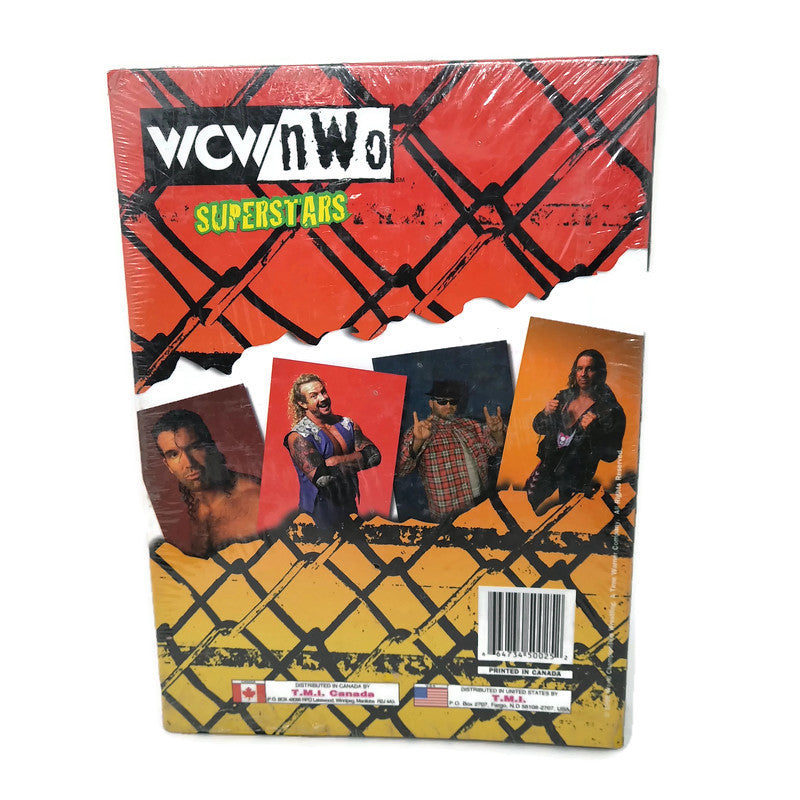 1998 Panini WCW/nWo Superstars Photocard Album & WCW/NWO WRESTLING STICKER Album - BigBoi Cards