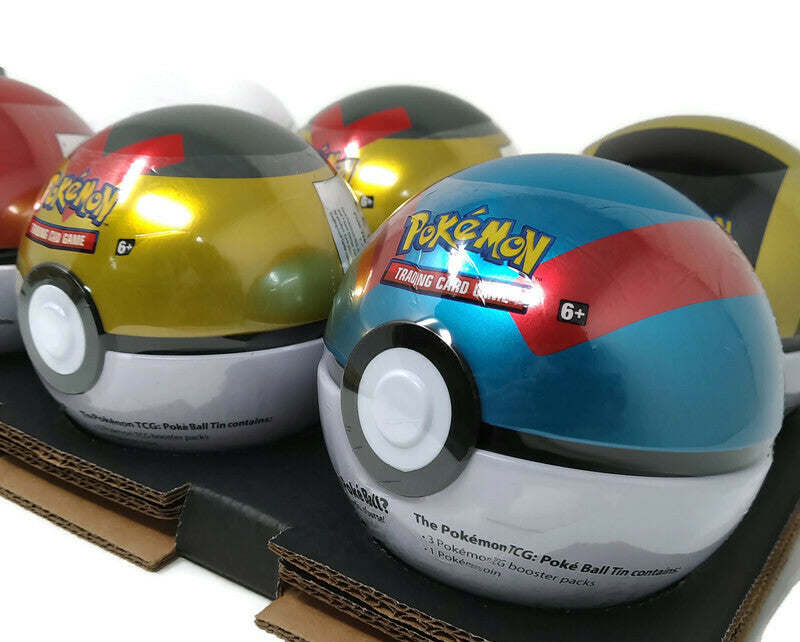2021 Pokemon Poke Ball Tin Spring Case (6 Poke Balls) - BigBoi Cards