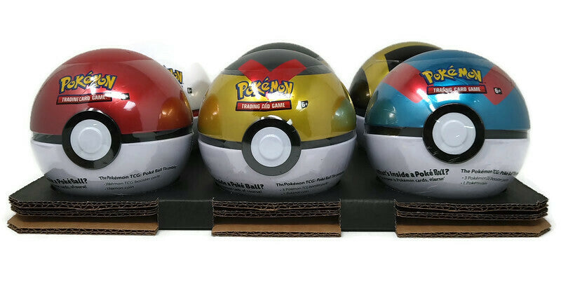 2021 Pokemon Poke Ball Tin Spring Case (6 Poke Balls) - BigBoi Cards