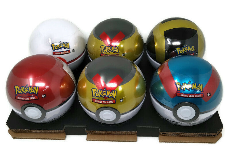 2021 Pokemon Poke Ball Tin Spring Case (6 Poke Balls) - BigBoi Cards