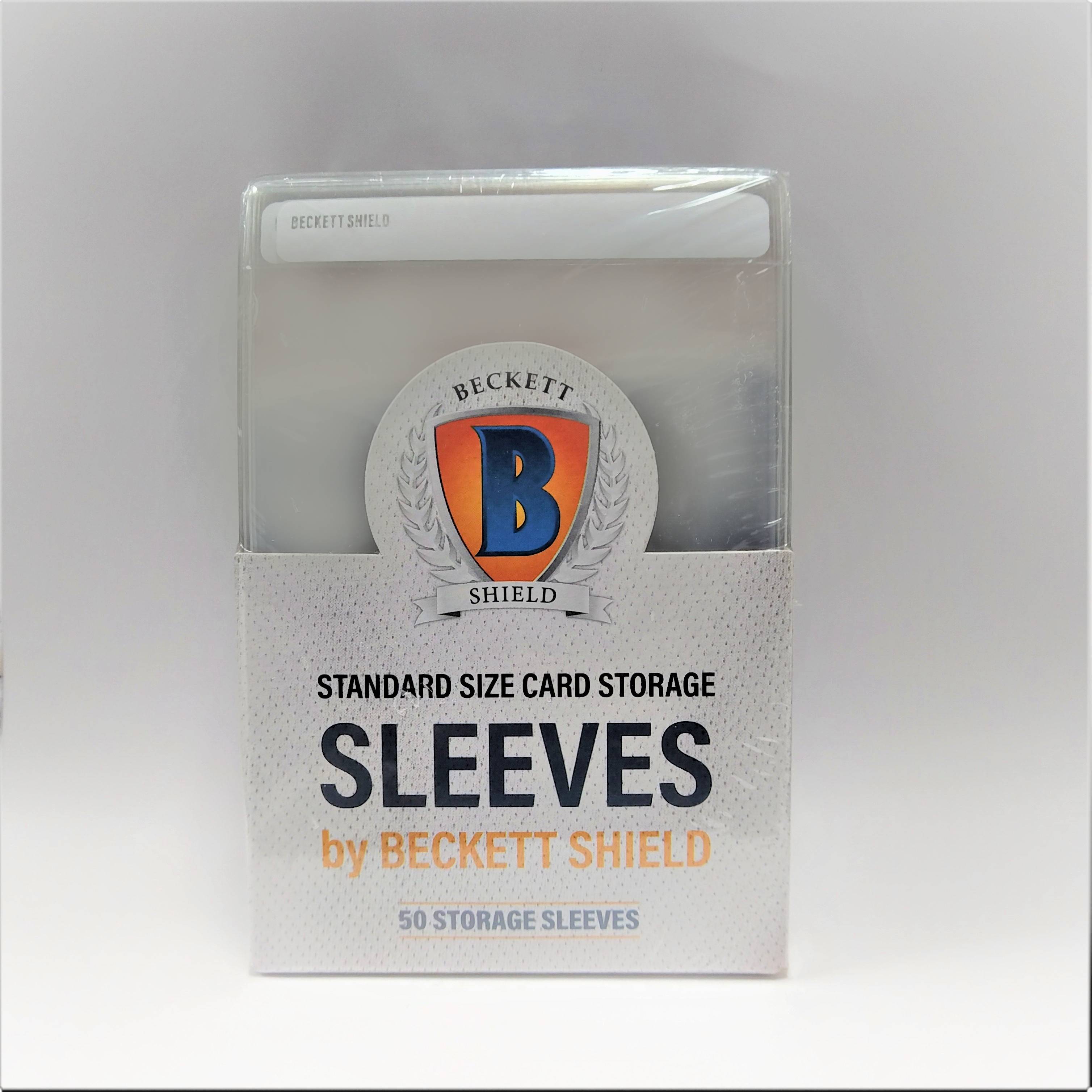 Beckett Shield Standard Size Semi Rigid Storage Sleeves - BigBoi Cards