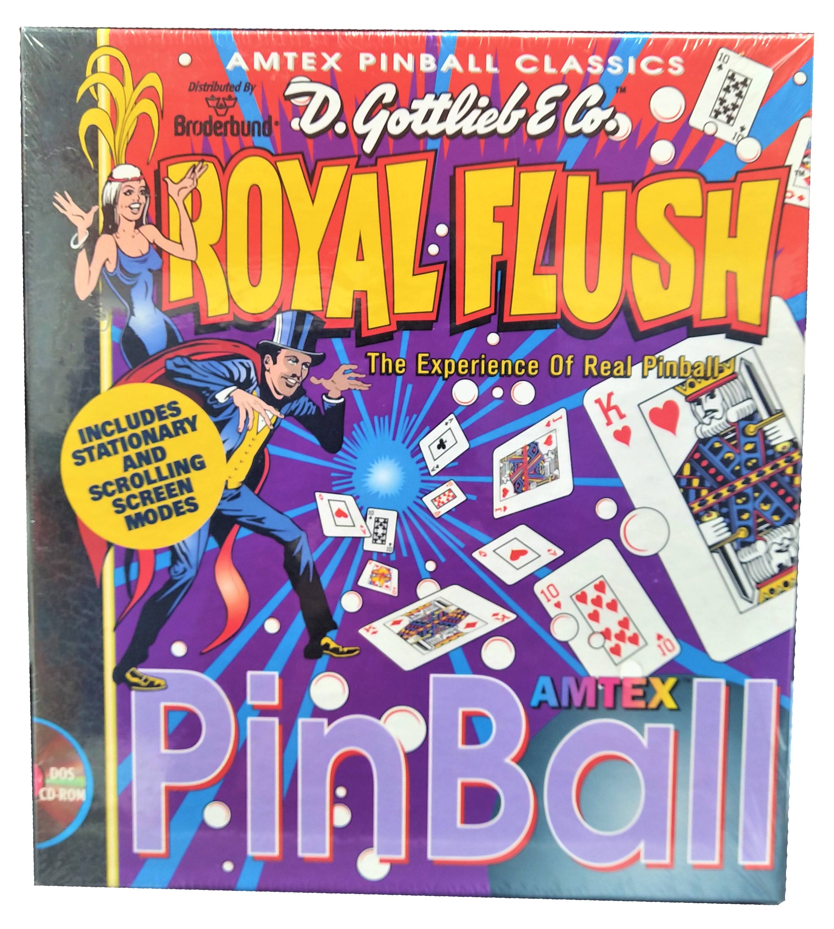 Amtek D.Gottlieb & Co Royal Flush Classic Digital Pinball Box - Miraj Trading