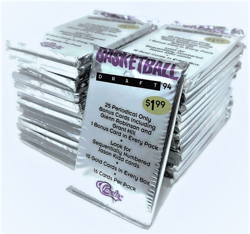 1994 Classic Draft Basketball Packs (26 Packs a Lot) - Miraj Trading