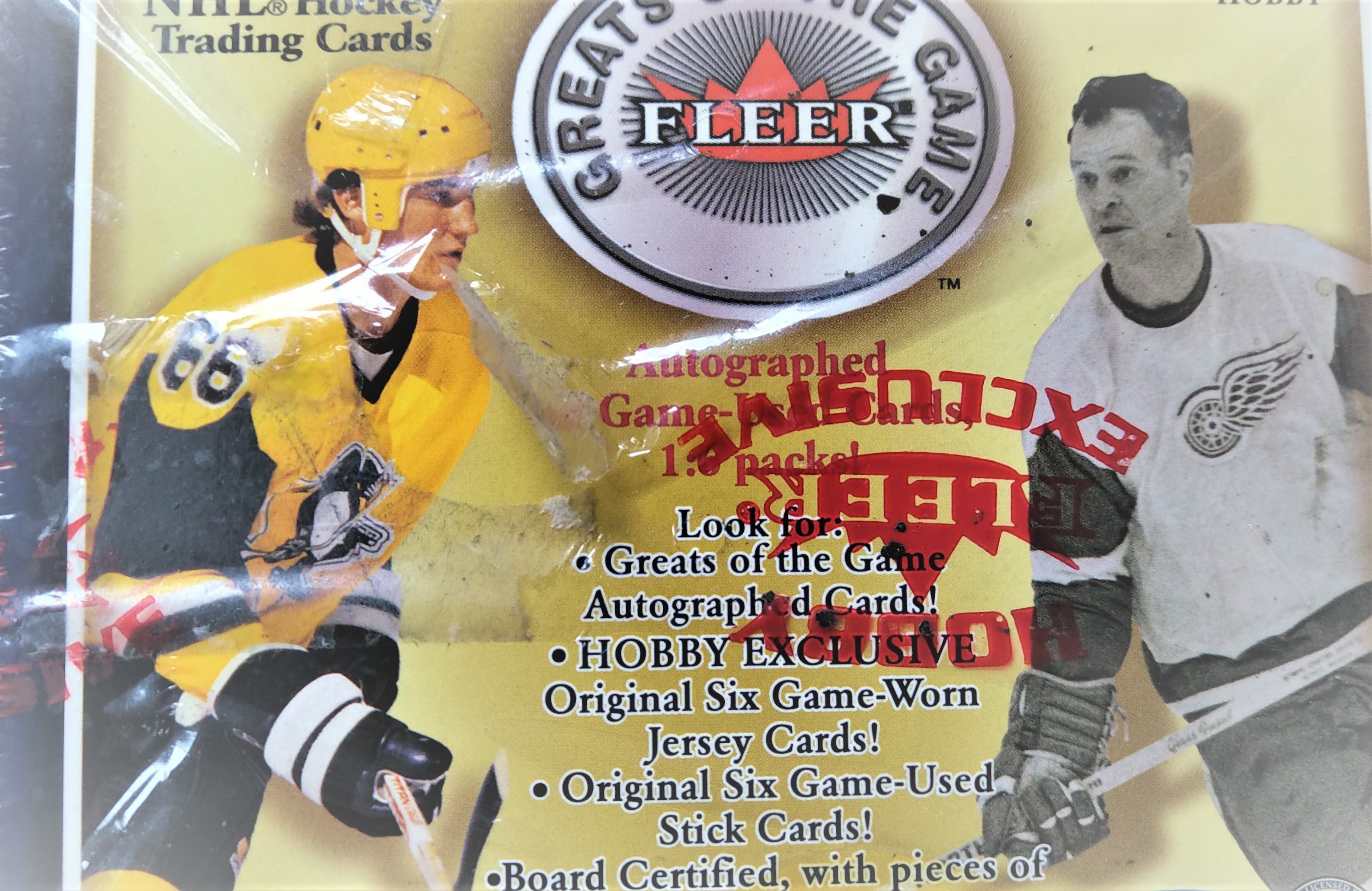 2001-02 Fleer Greats Of The Game Hockey Hobby Box - Miraj Trading