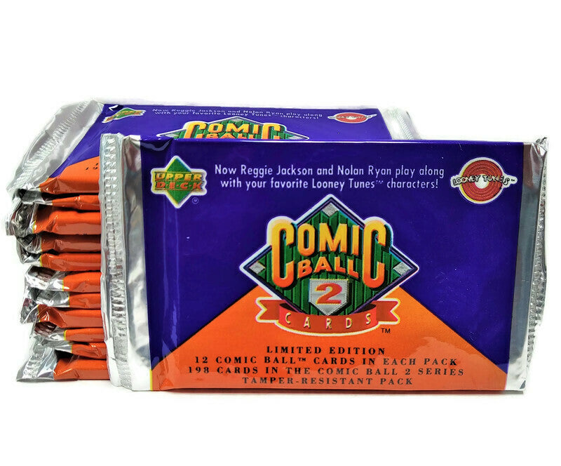 1991 Upper Deck Comic Ball Series 2 Looney Tunes Pack (Lot of 12 Packs) - Miraj Trading