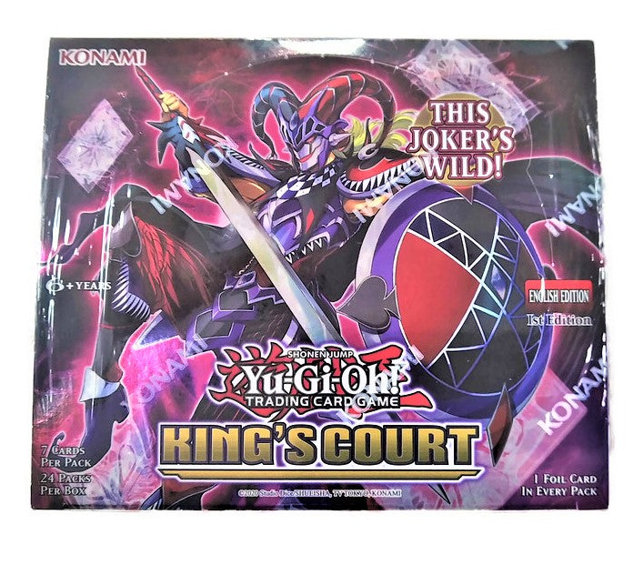 Yugioh King's Court 1st Edition Booster Box