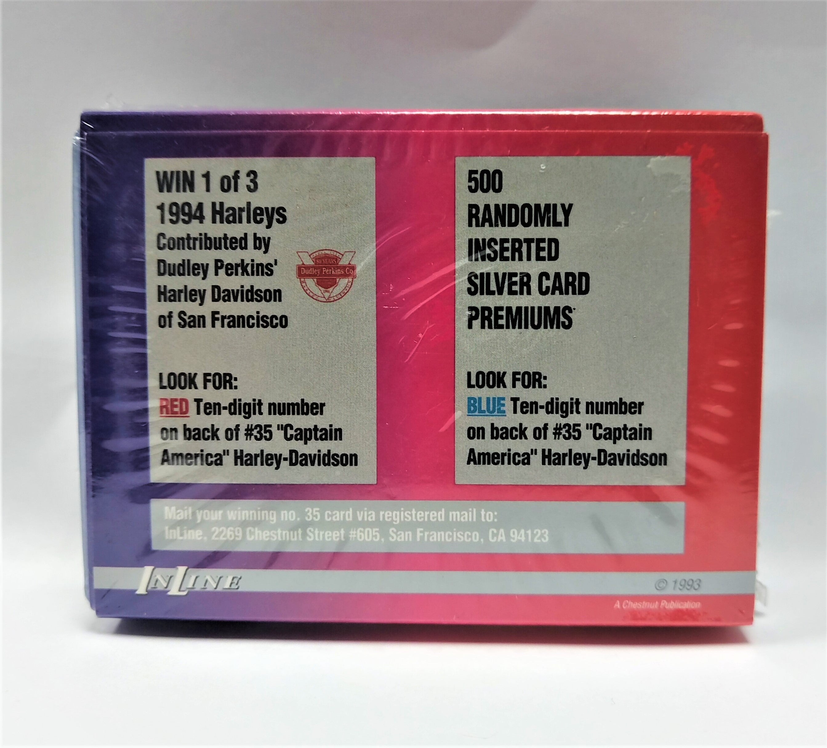 1993 Inline Classic Motorcycle Cards Series 1 Pack - Miraj Trading