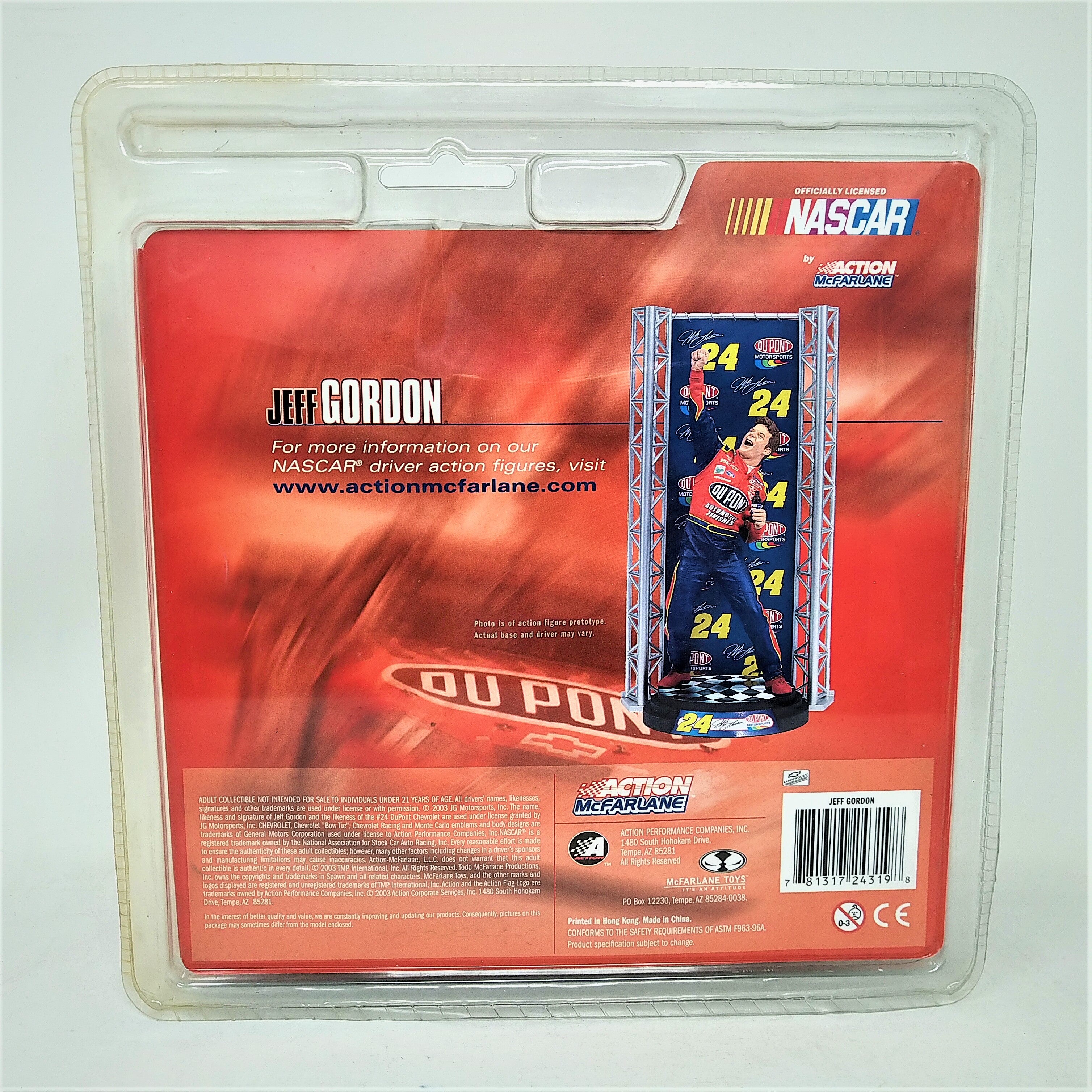 Nascar Jeff Gordon #24 Action McFarlane Mature Collector's Limited Edition 1 Figurine (LAST PIECE!) - Miraj Trading