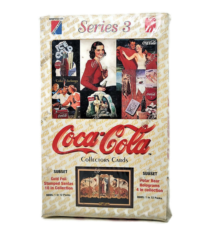1994 Collect-a-card Coca Cola Series 3 Collector Trading Card Box