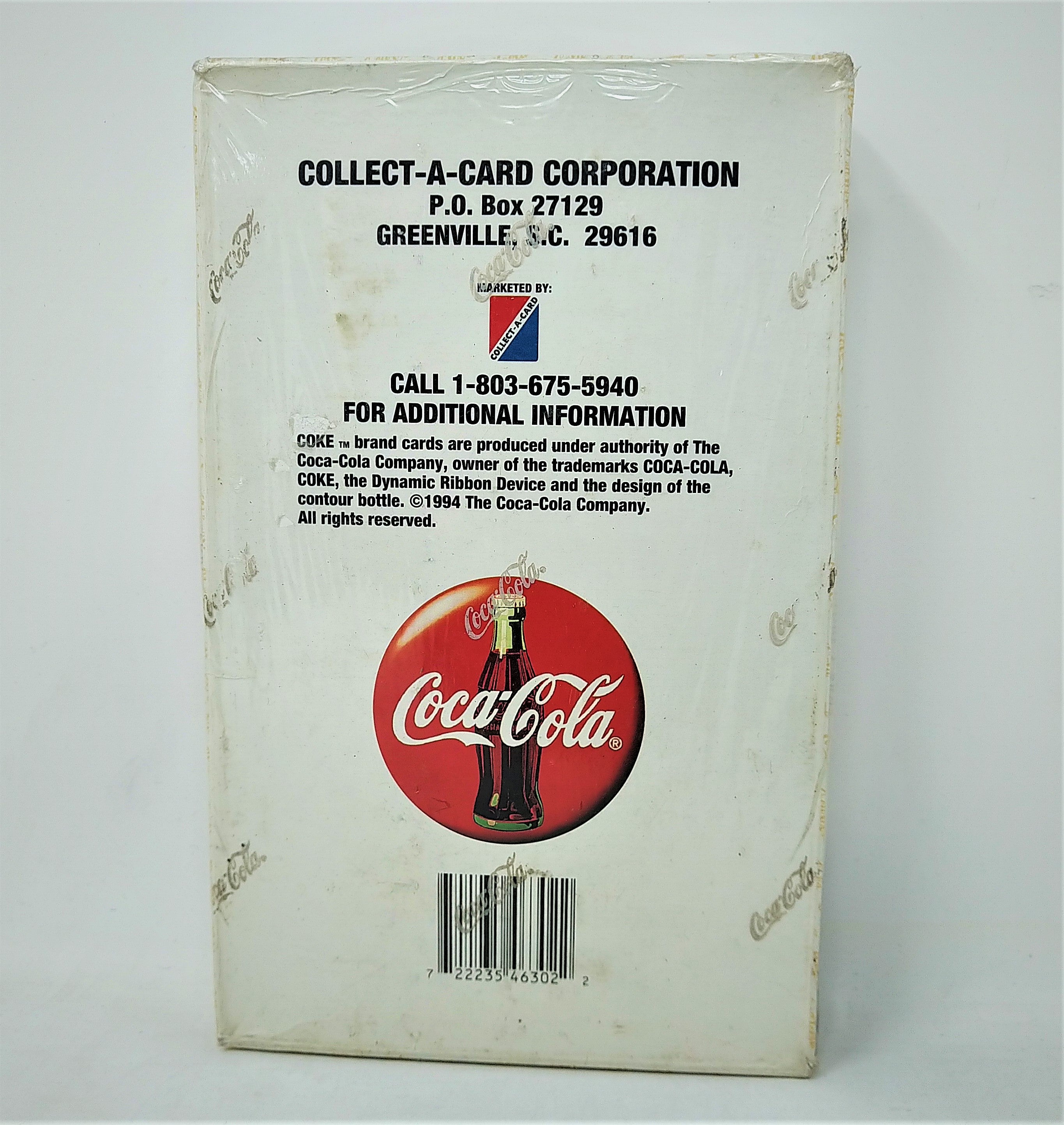 1994 Collect-a-card Coca Cola Series 3 Collector Trading Card Box - Miraj Trading