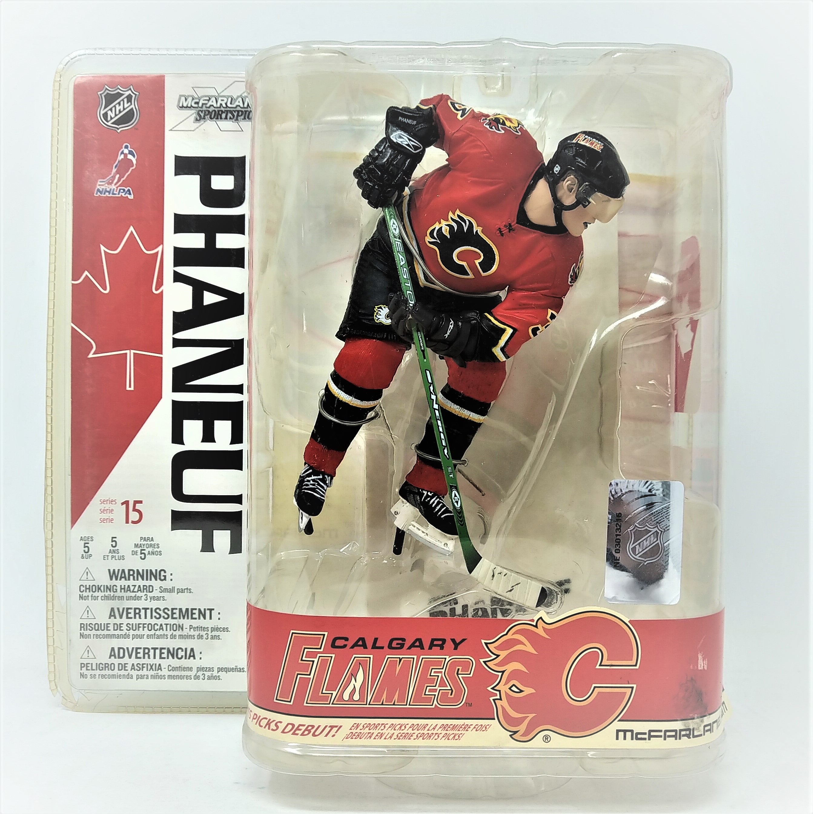 McFarlane Sportpicks Dion Phaneuf Calgary Flames Series 15 6" Player Figurine - Miraj Trading