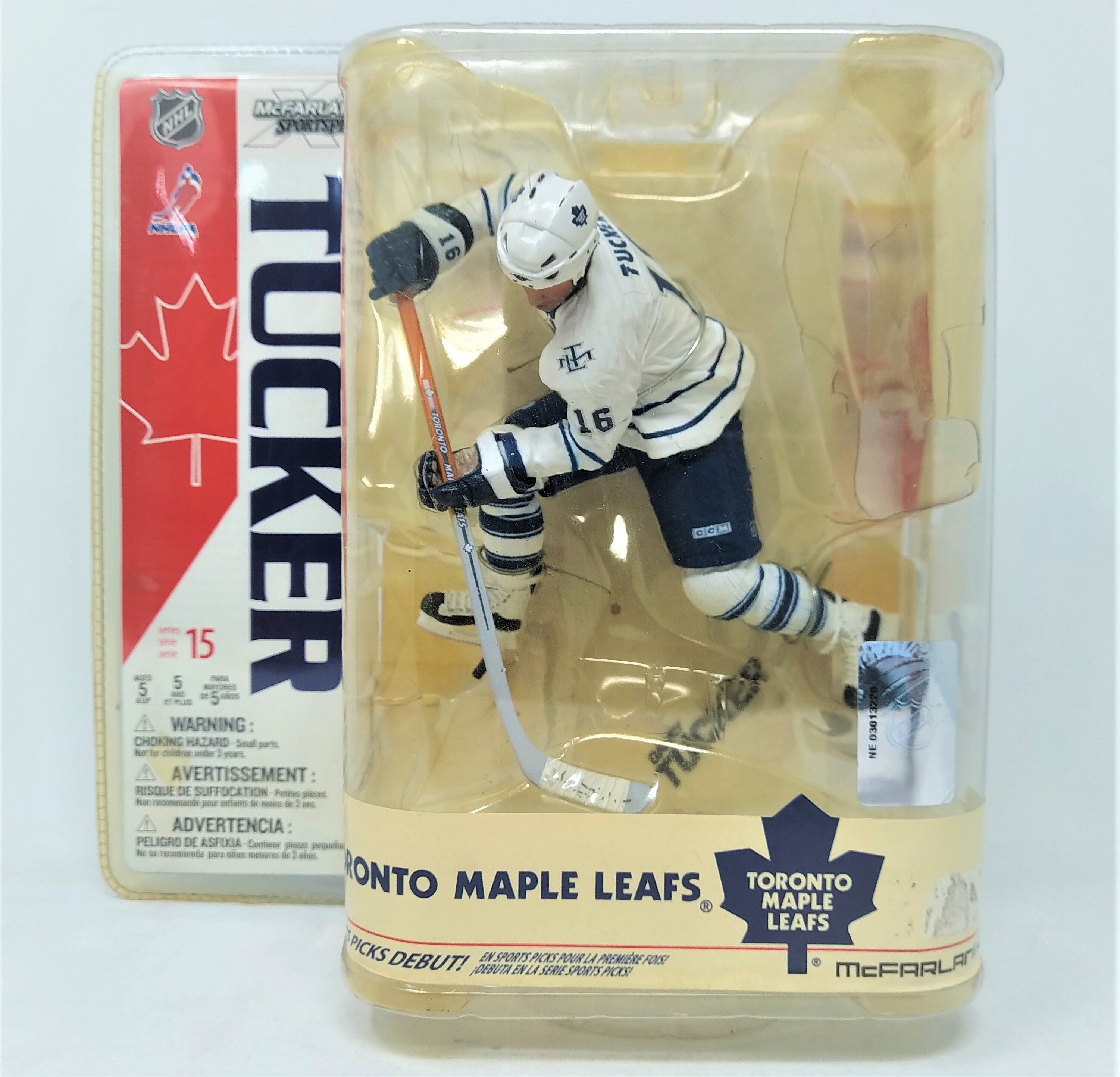 McFarlane Sportpicks Darcy Tucker Toronto Maple Leafs Series 15 6" Player Figurine - Miraj Trading