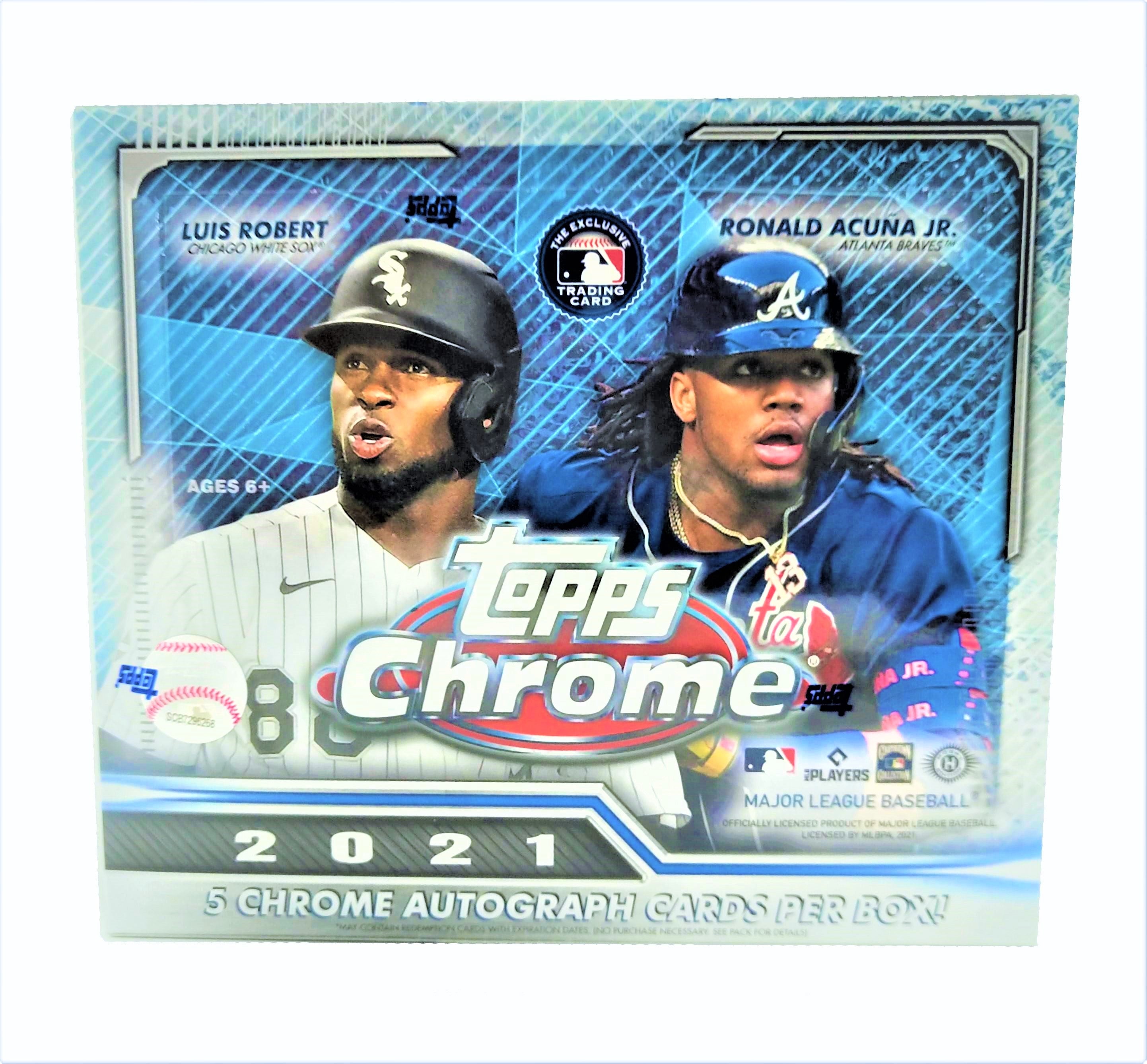 2021 Topps Chrome Baseball Jumbo Box - Miraj Trading