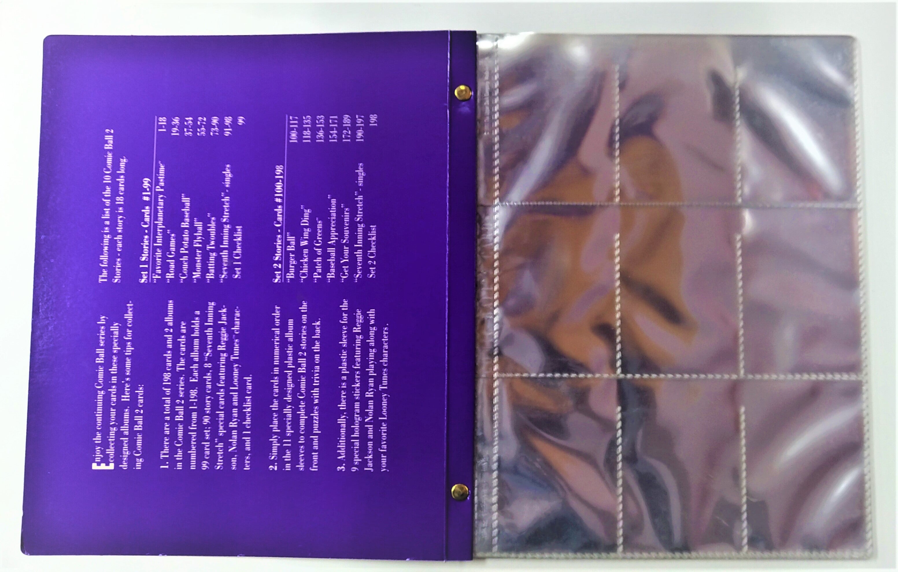 1991 Upper Deck Comic Ball 2 Collector's Album - Miraj Trading