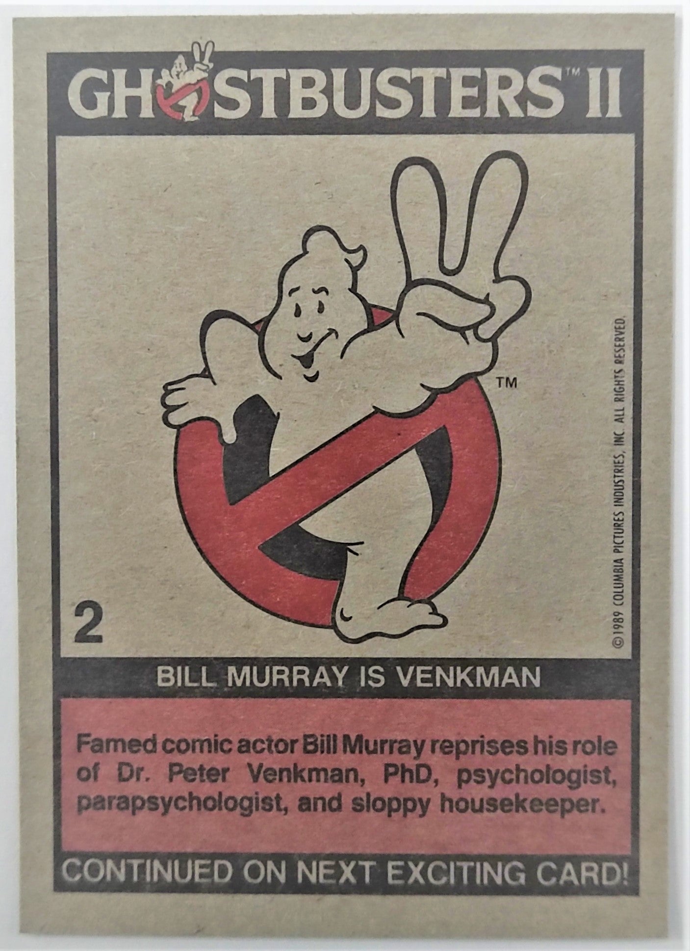 Vintage 1989 Topps Ghostbusters II 88 Cards and 11 Stickers Set - Miraj Trading