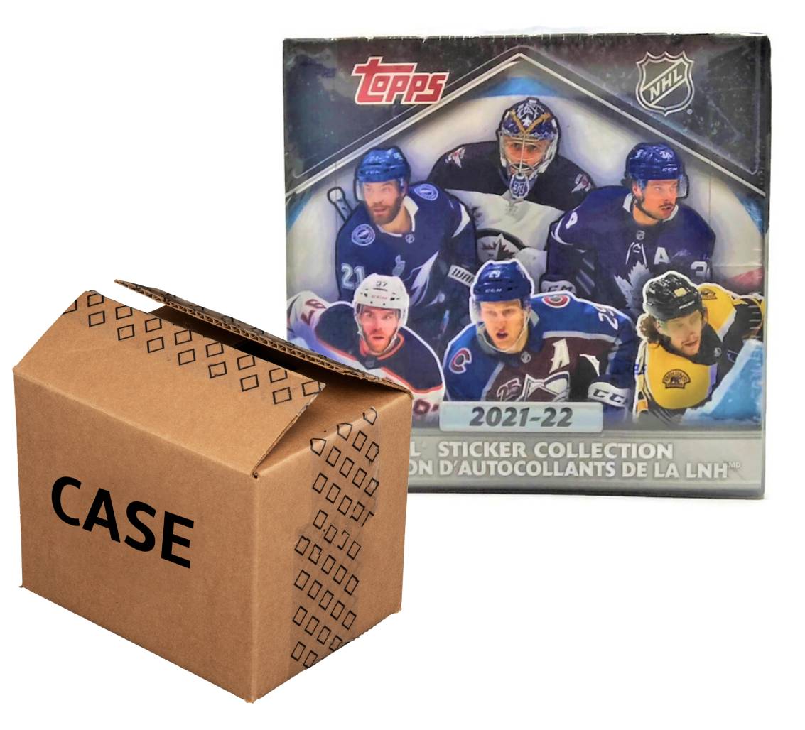 2021-22 Topps NHL Sticker Collection Box