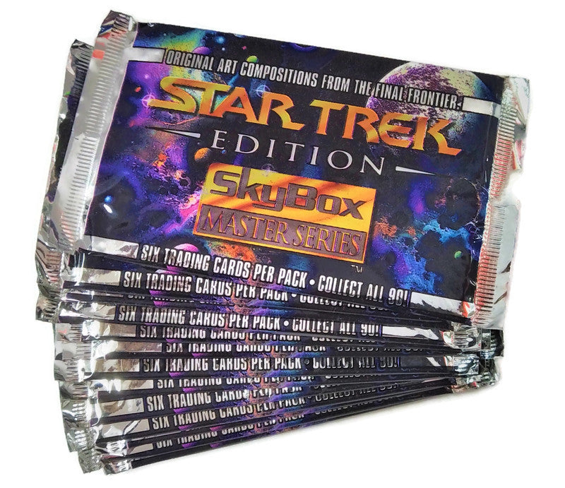 1993 Skybox Star Trek Edition Master Series TCG Pack (Lot of 13 Packs) - Miraj Trading