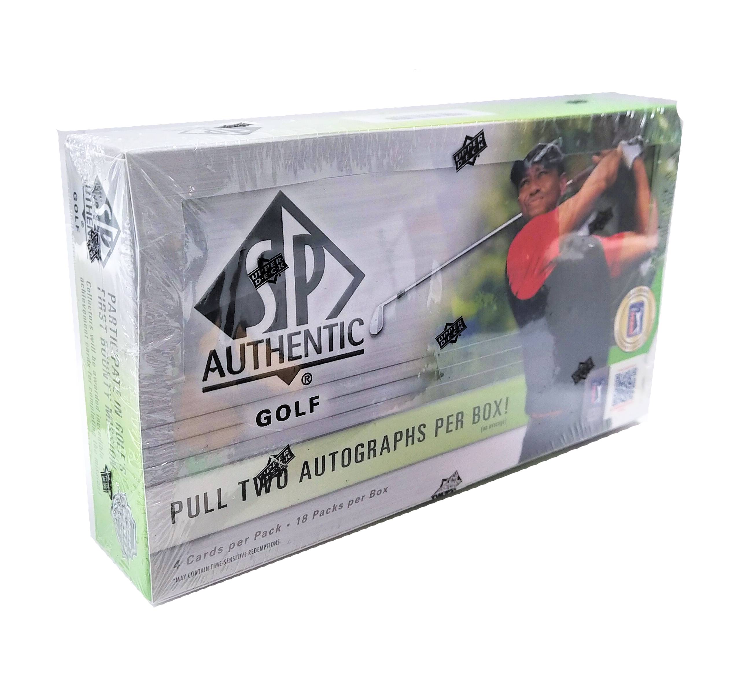 2021 Upper Deck SP Authentic Golf Hobby Box - Miraj Trading