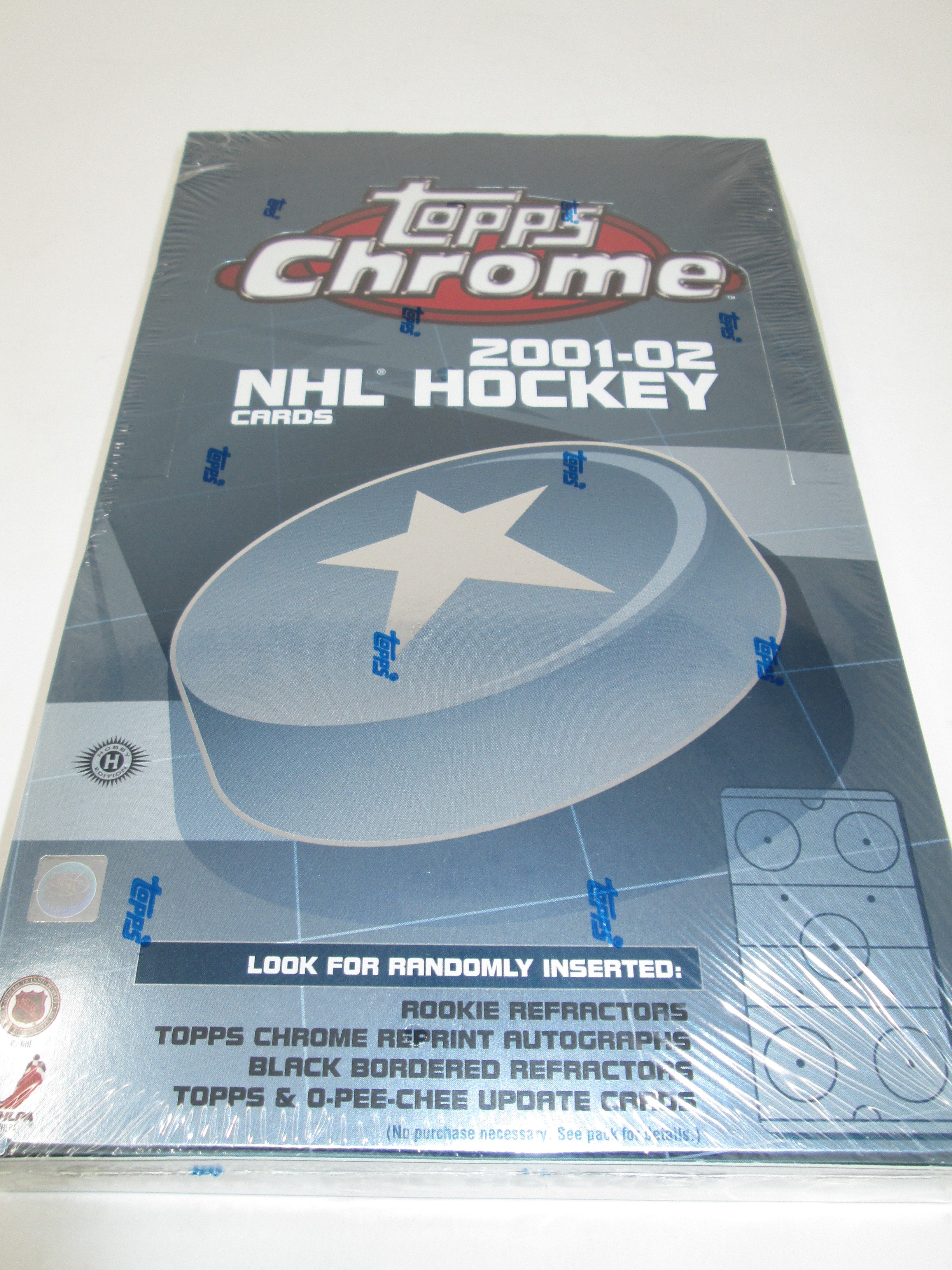 2001-02 Topps Chrome NHL Hockey Hobby Box - BigBoi Cards
