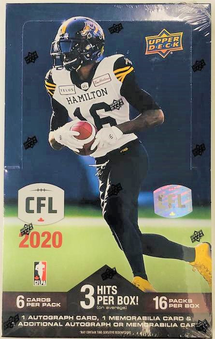 2020 Upper Deck CFL Football Hobby Box - Miraj Trading