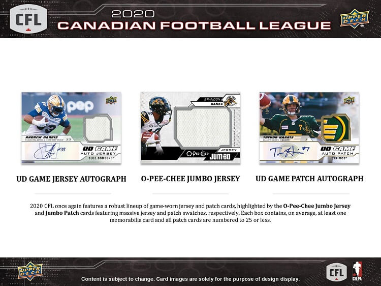 2020 Upper Deck CFL Football Hobby Box - Miraj Trading