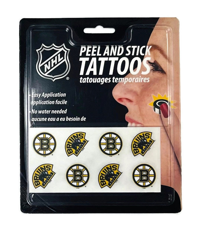 NHL Boston Bruins Tattoo - Miraj Trading