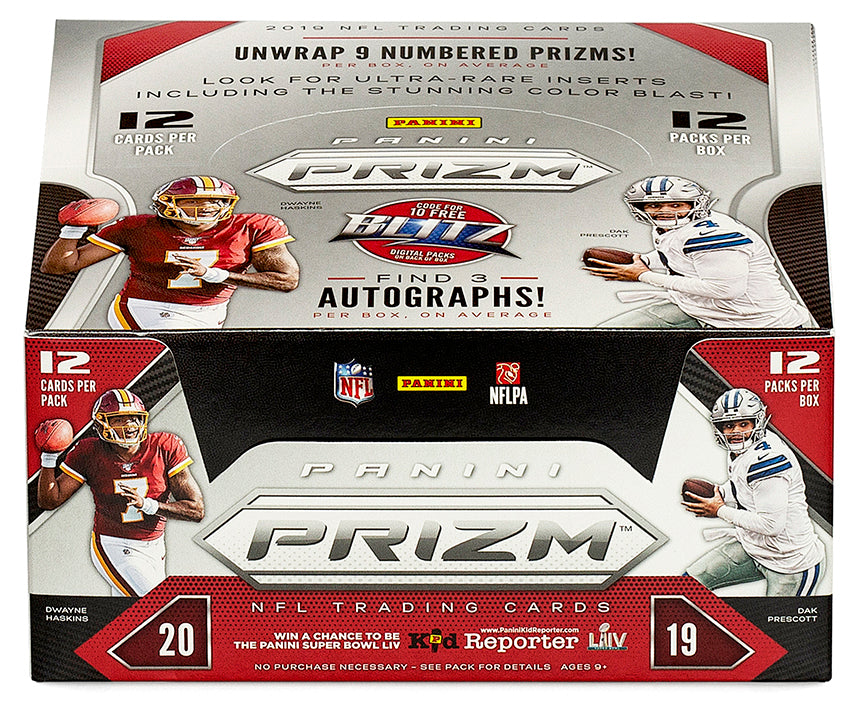 2019 Pannini Prizm Football Hobby Box - BigBoi Cards