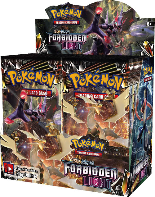 Pokemon Sun & Moon SM6 Forbidden Light Booster Case (Case of 6 Boxes)