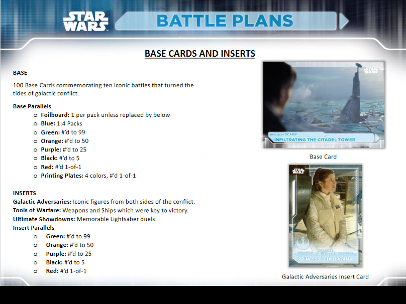 2021 Topps Star Wars Battle Plans Hobby Box - Miraj Trading