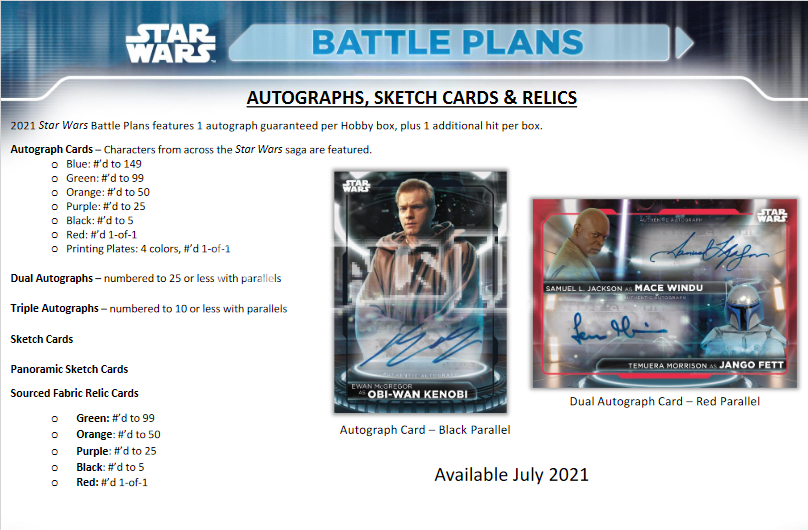 2021 Topps Star Wars Battle Plans Hobby Box - Miraj Trading
