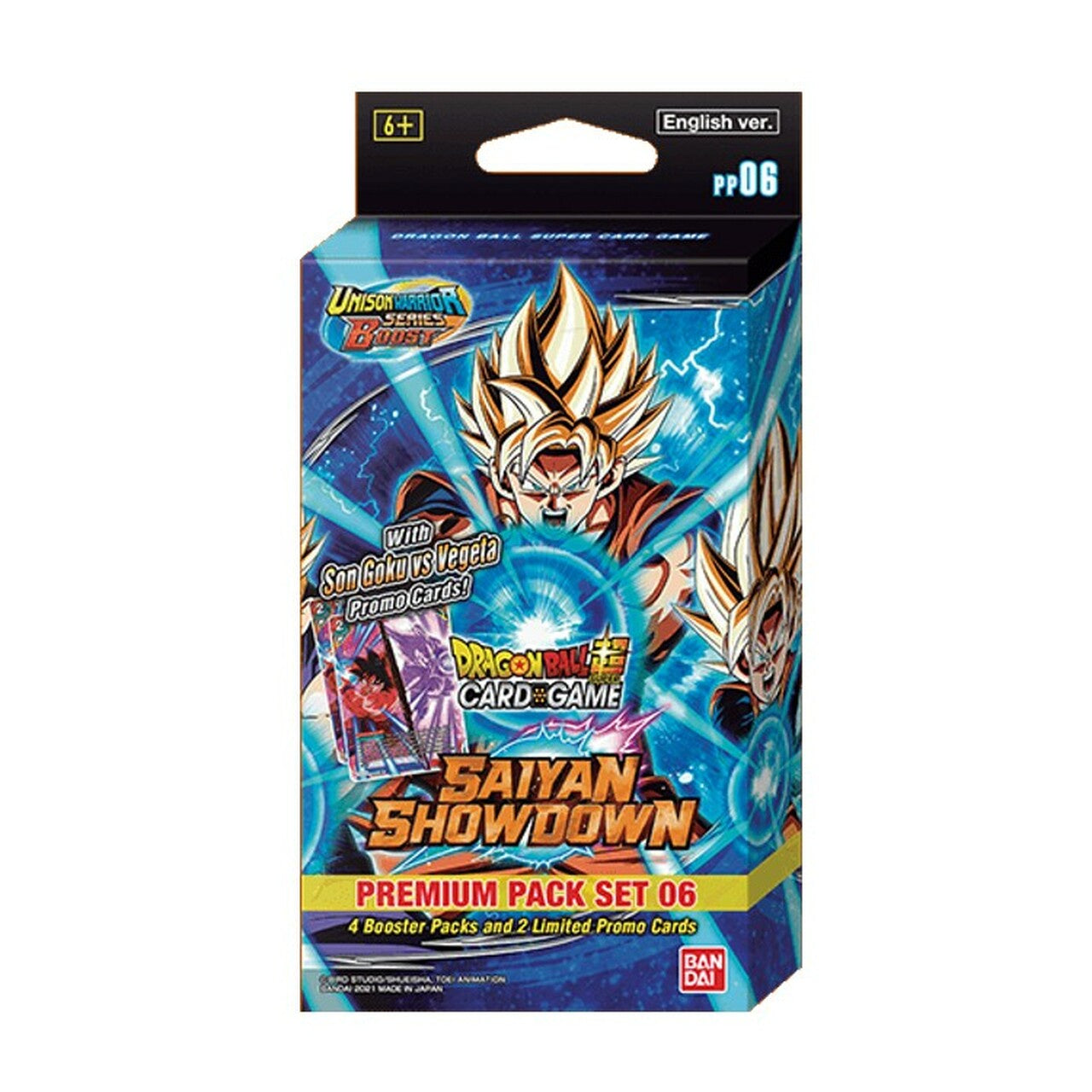 DBS 15 Dragon Ball Super Unison Warriors 6 Saiyan Showdown Premium Pack - Miraj Trading