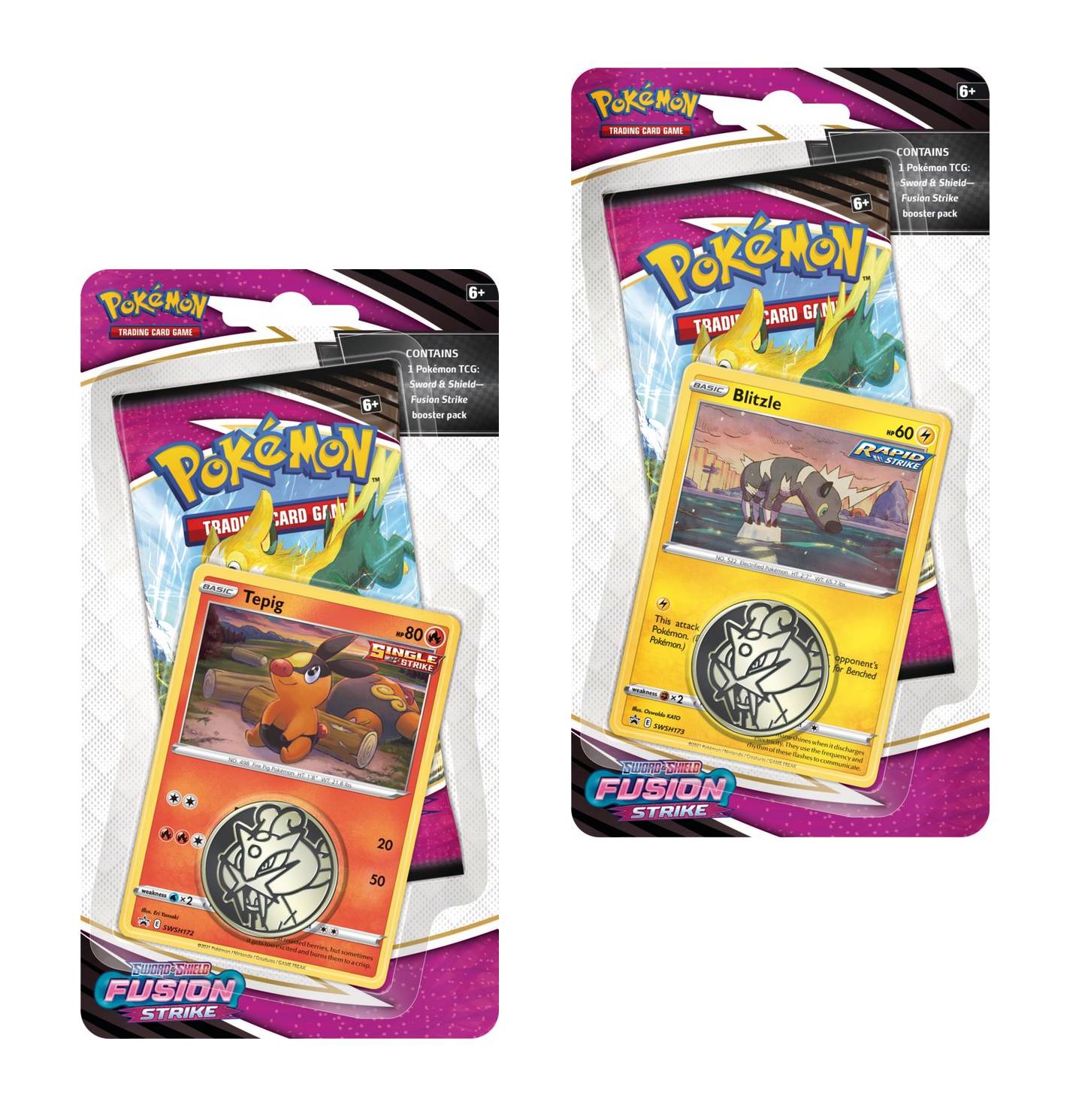 Pokemon Fusion Strike Checklane Blister Packs (Set of 2) (Pre-Order) - Miraj Trading