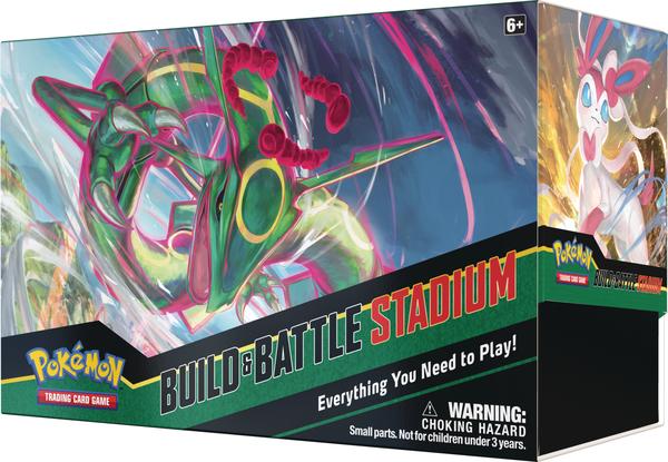 Pokemon Evolving Skies Build & Battle Stadium Display Box Pokemon Evolving Skies Build & Battle Stadium Display Box