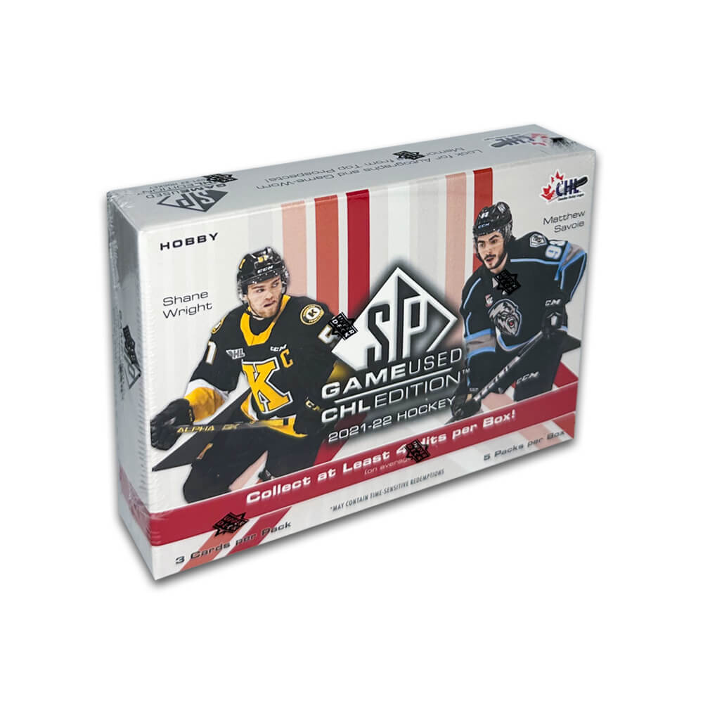 2021-22 Upper Deck SP Game Used CHL Edition Hockey Hobby Box - Miraj Trading