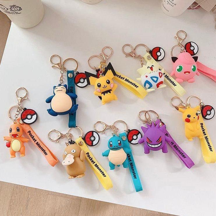 Silicone Pokemon Key Chains - Miraj Trading