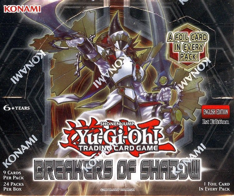 Yugioh Breakers of Shadow First Edition 1st Edition Booster Box
