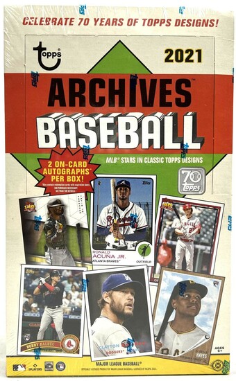 2021 Topps Archives Baseball Hobby Box - Miraj Trading