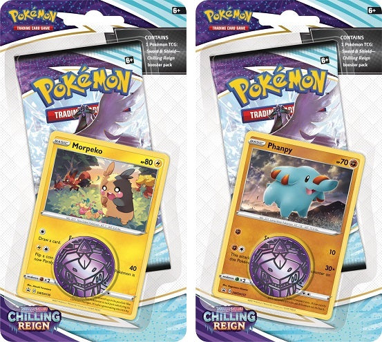Pokemon Chilling Reign Checklane Blister Packs (Set of 2) - Miraj Trading