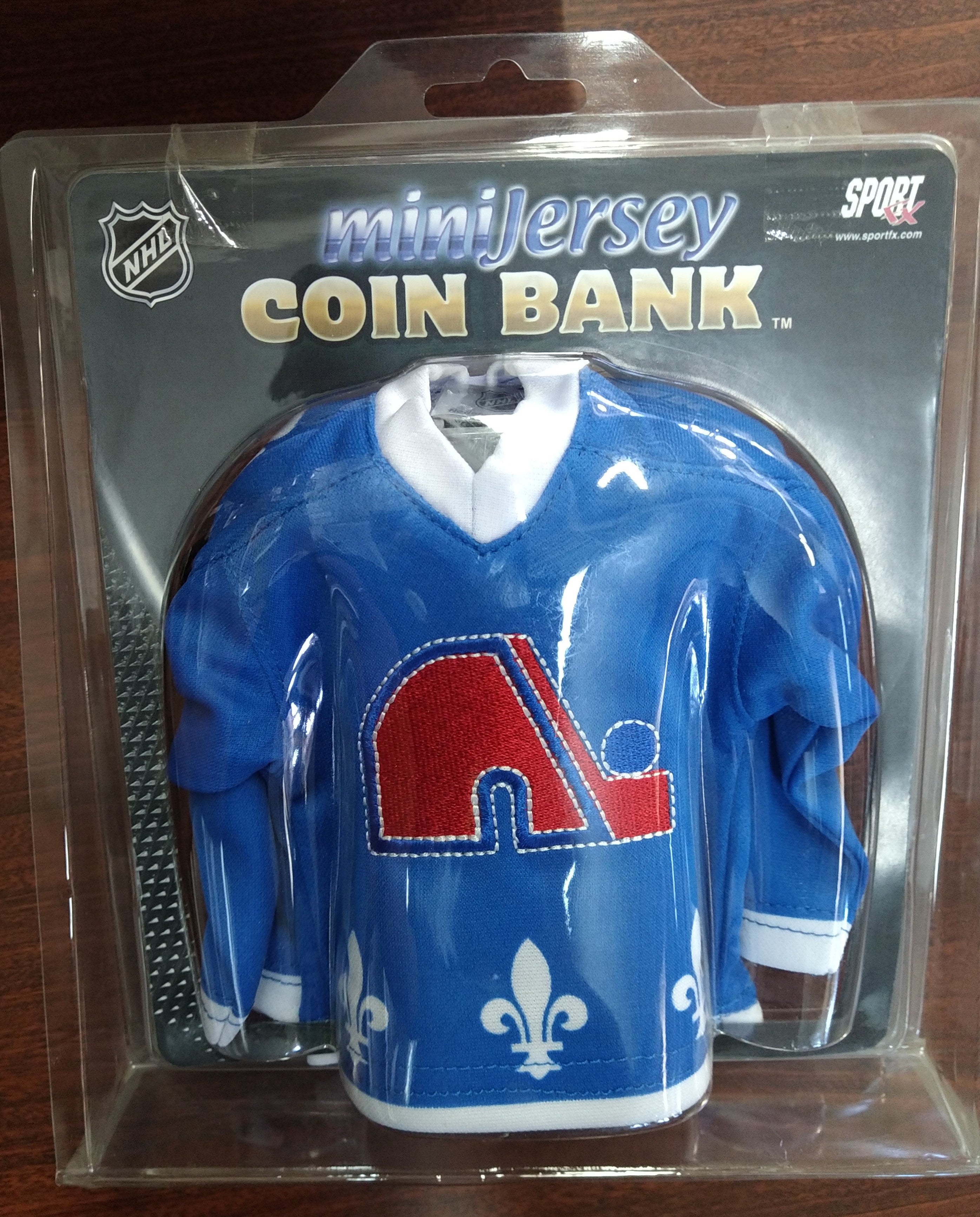 NHL Blue Mini Jersey Coin Bank - BigBoi Cards