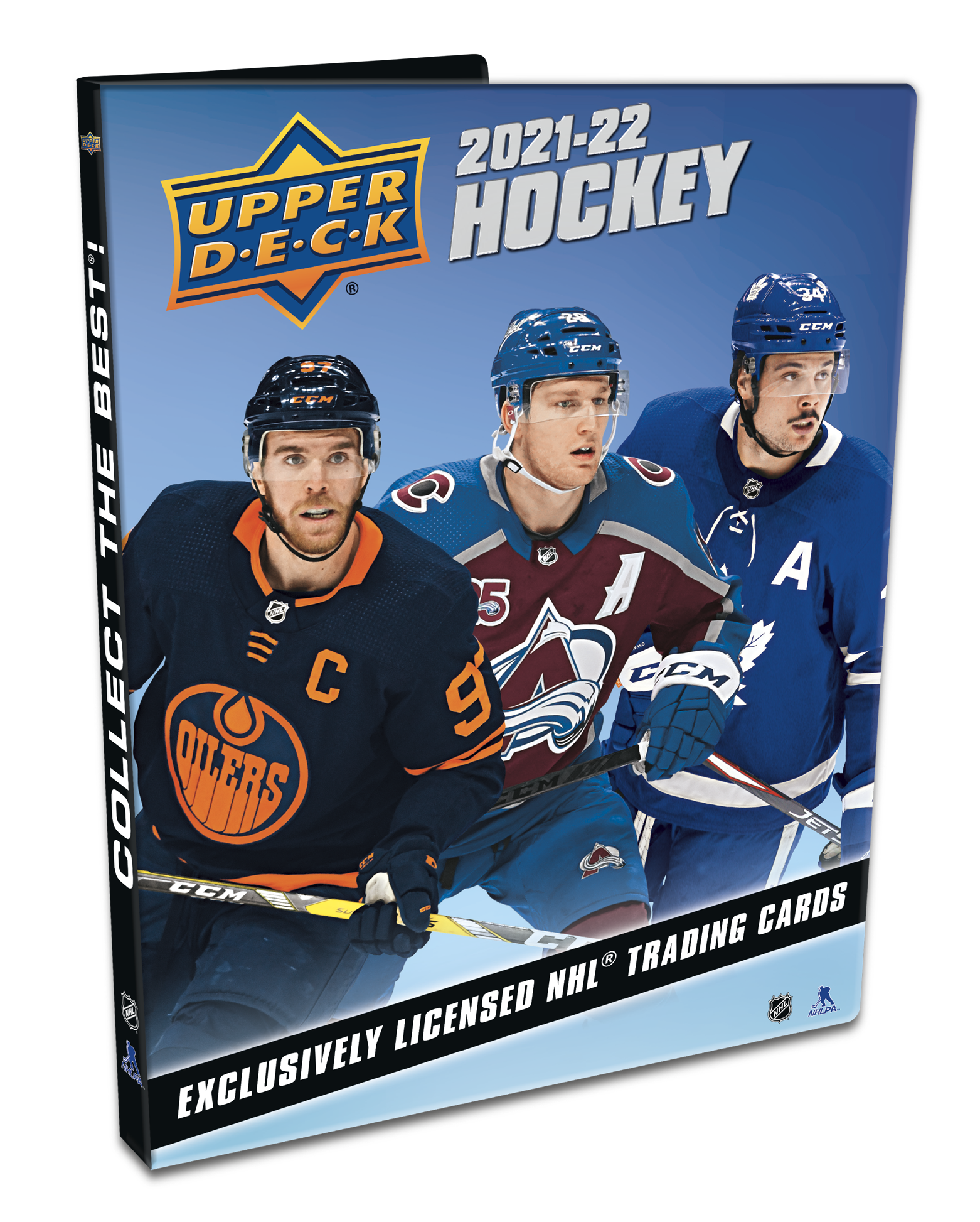 2021-22 Upper Deck Series 1 Hockey Starter Kit Binder Case (Case of 10 Binders) (Pre-Order) - Miraj Trading