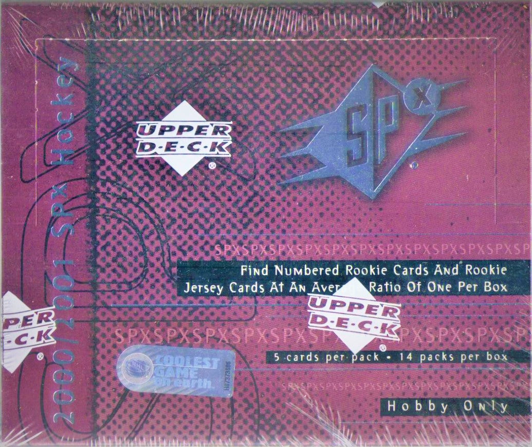 2000-01 Upper Deck SPX Hockey Hobby Box - BigBoi Cards