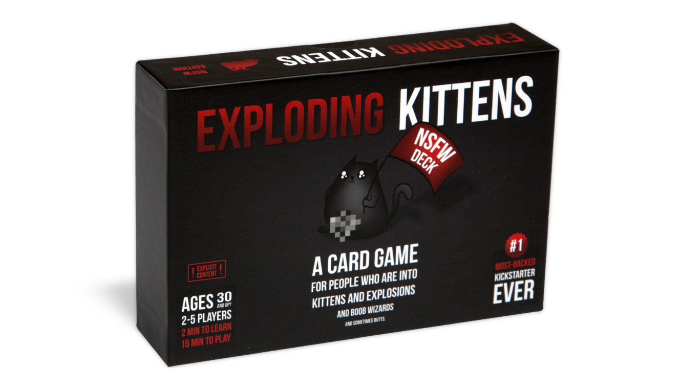 Exploding Kittens Card Game: NSFW Edition - BigBoi Cards