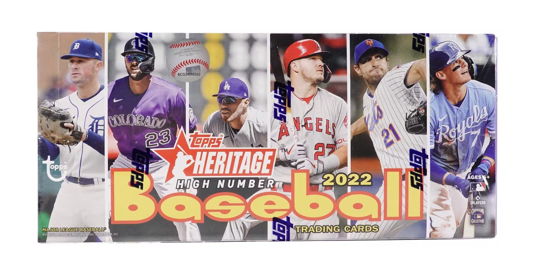 2022 Topps Heritage High Number Baseball Hobby Box - Miraj Trading